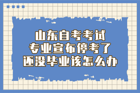 山東自考考試專業(yè)宣布?？剂?，還沒畢業(yè)該怎么辦